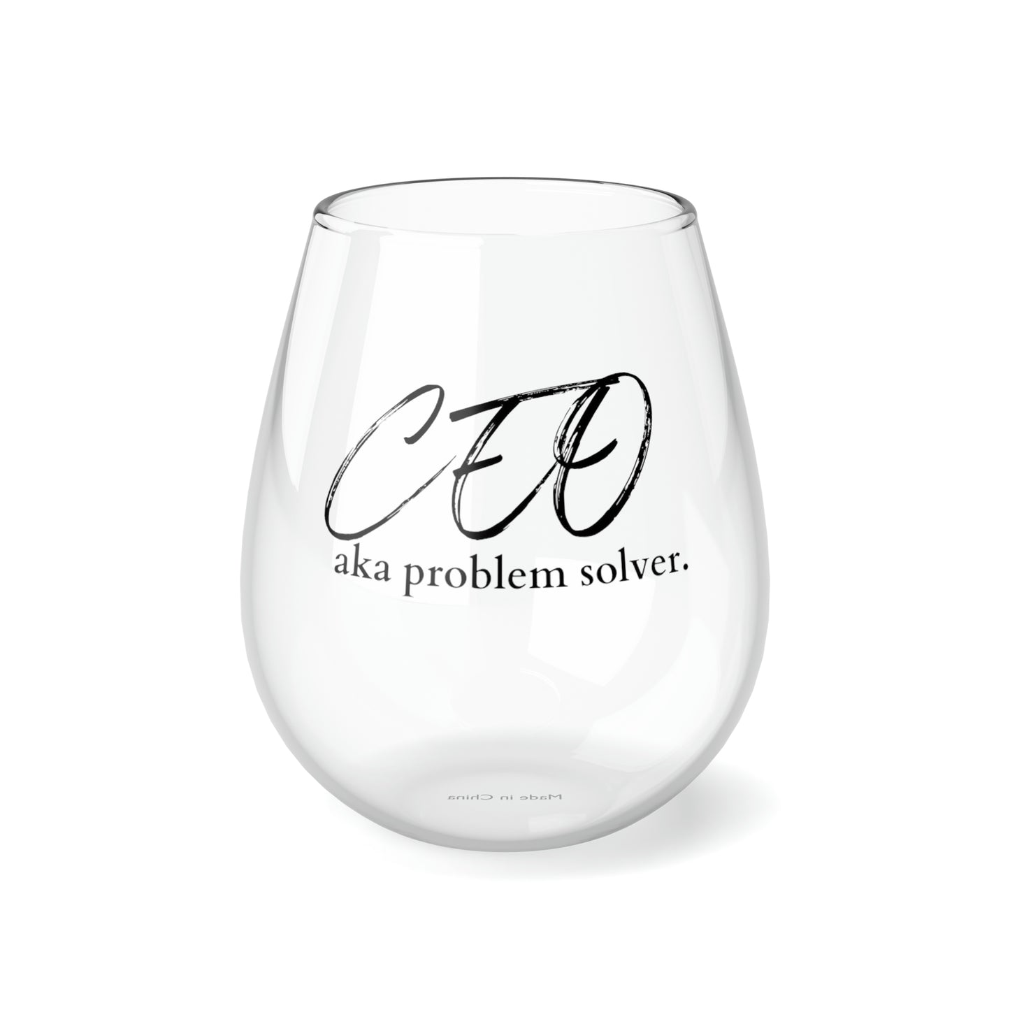 Stemless Wine Glass, 11.75oz