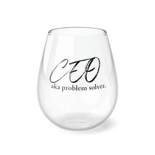 Stemless Wine Glass, 11.75oz